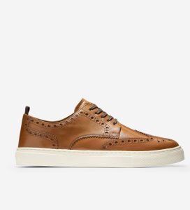 Brown Cole Haan Winslow Wingtip Men's Sneakers | IJNK-36071