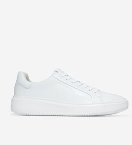 White Cole Haan GrandPrØ Topspin Men's Sneakers | WYRT-86902