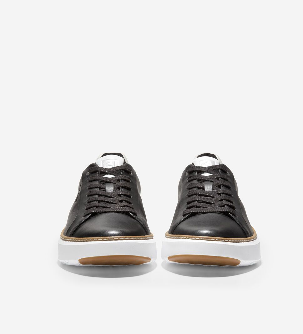 Black Cole Haan GrandPrØ Topspin Men's Sneakers | FZYA-32698