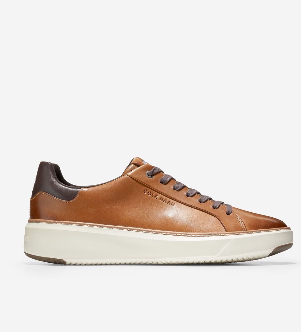 Brown Cole Haan GrandPrØ Topspin Men\'s Sneakers | WOUX-49615
