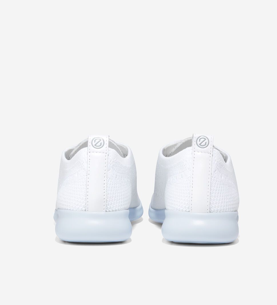 White / Blue Cole Haan 2.ZERØGRAND Wingtip Women's Oxfords Shoes | DYGT-57439